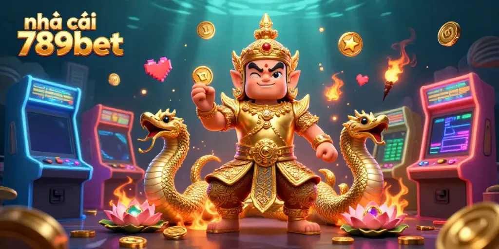 Engage with thrilling games at nhà cái 789bet, featuring vibrant characters and electric casino elements.