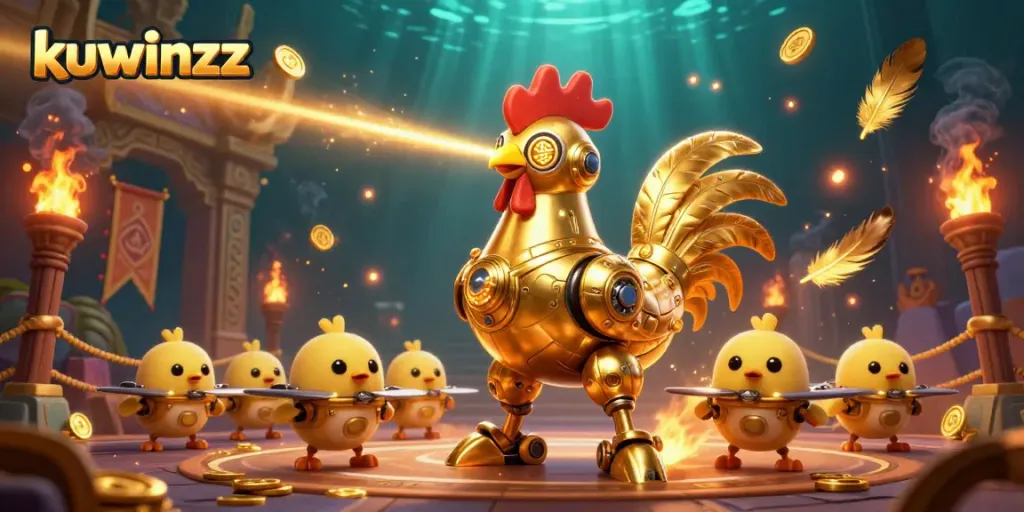 Engage with thrilling games at kuwinzz featuring dynamic characters in a vibrant casino environment.
